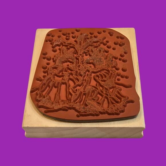 Susan Wheeler Holly Pond Hill Snow Bunnies & Jamie Carter Christmas Rubber Stamp - Picture 9 of 16